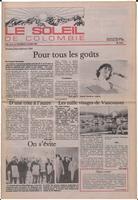 Le Soleil de Colombie, March 14, 1986