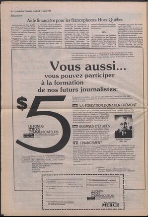 Le Soleil de Colombie, March 14, 1986, page 16