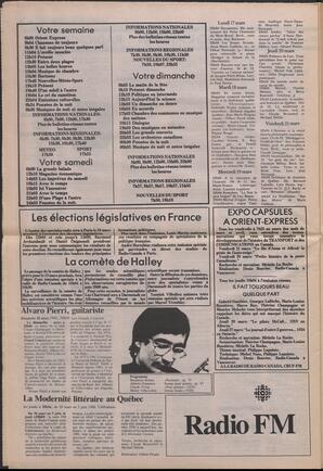 Le Soleil de Colombie, March 14, 1986, page 12