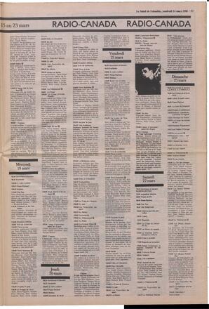 Le Soleil de Colombie, March 14, 1986, page 11
