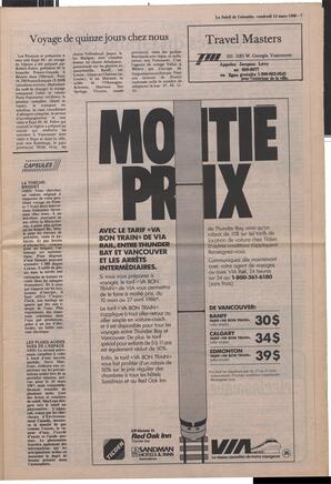 Le Soleil de Colombie, March 14, 1986, page 7