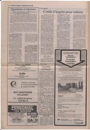 Le Soleil de Colombie, February 28, 1986, page 6