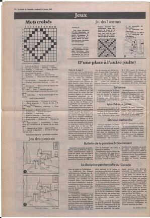 Le Soleil de Colombie, February 21, 1986, page 14
