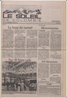 Le Soleil de Colombie, February 14, 1986