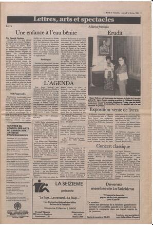 Le Soleil de Colombie, February 14, 1986, page 5
