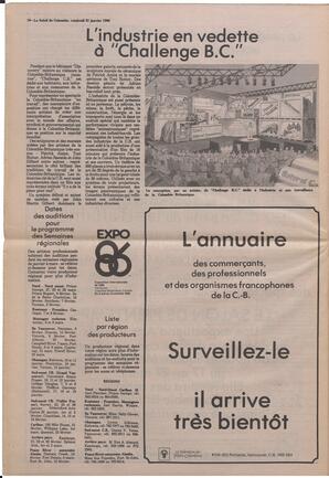 Le Soleil de Colombie, January 31, 1986, page 18
