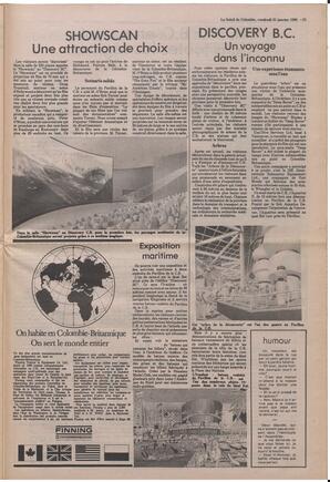 Le Soleil de Colombie, January 31, 1986, page 15