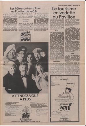 Le Soleil de Colombie, January 31, 1986, page 9
