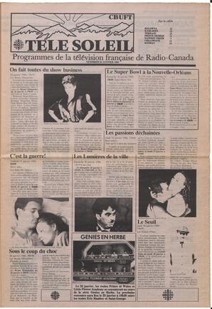 Le Soleil de Colombie, January 24, 1986, page 7