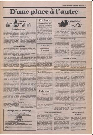 Le Soleil de Colombie, January 24, 1986, page 3