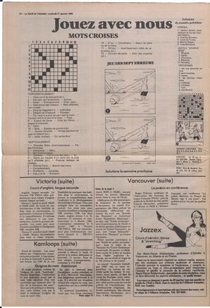 Le Soleil de Colombie, January 17, 1986, page 14