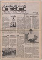 Le Soleil de Colombie, January 10, 1986