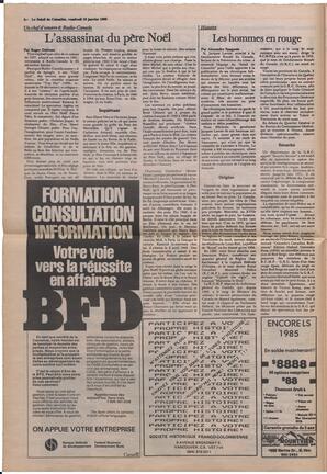 Le Soleil de Colombie, January 10, 1986, page 6