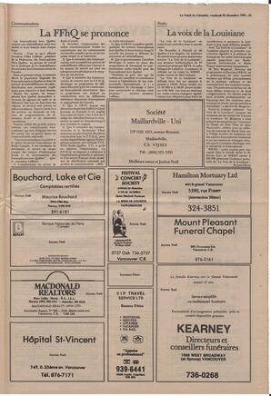 Le Soleil de Colombie, December 20, 1985, page 23