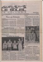 Le Soleil de Colombie, December 13, 1985