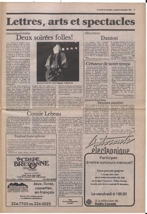 Le Soleil de Colombie, December 6, 1985, page 5
