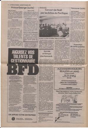 Le Soleil de Colombie, December 6, 1985, page 4