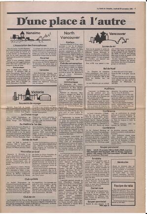 Le Soleil de Colombie, November 29, 1985, page 3