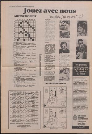 Le Soleil de Colombie, November 15, 1985, page 12