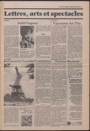 Le Soleil de Colombie, November 15, 1985, page 5