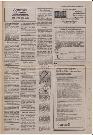 Le Soleil de Colombie, November 8, 1985, page 15