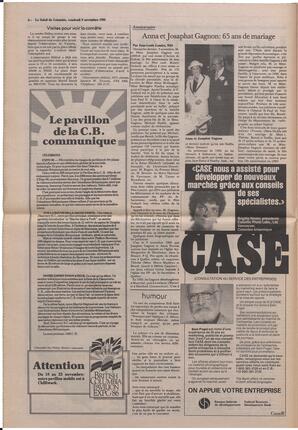 Le Soleil de Colombie, November 8, 1985, page 6