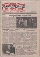 Le Soleil de Colombie, November 1, 1985