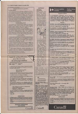 Le Soleil de Colombie, November 1, 1985, page 14