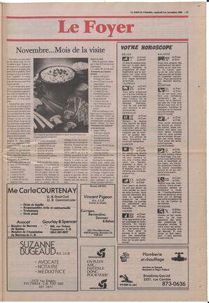 Le Soleil de Colombie, November 1, 1985, page 13