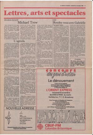 Le Soleil de Colombie, November 1, 1985, page 5