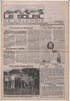 Le Soleil de Colombie, October 25, 1985