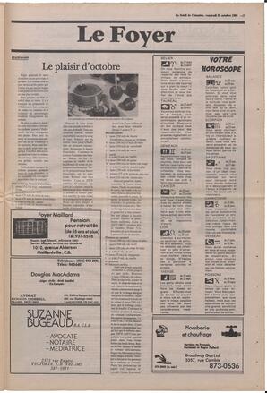 Le Soleil de Colombie, October 25, 1985, page 17