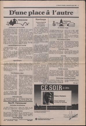 Le Soleil de Colombie, October 25, 1985, page 3