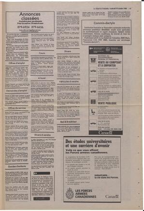Le Soleil de Colombie, October 18, 1985, page 15