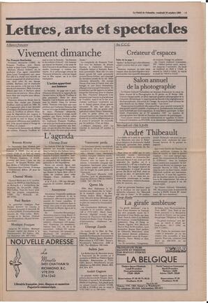 Le Soleil de Colombie, October 18, 1985, page 5
