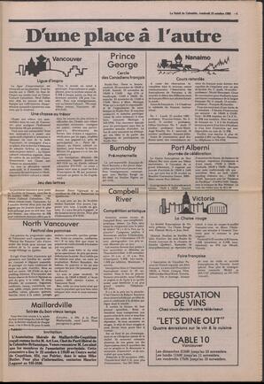 Le Soleil de Colombie, October 18, 1985, page 3