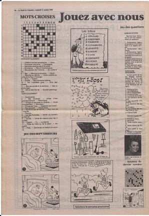 Le Soleil de Colombie, October 11, 1985, page 20