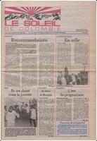 Le Soleil de Colombie, October 4, 1985