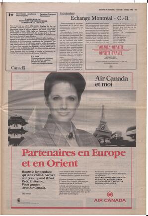 Le Soleil de Colombie, October 4, 1985, page 13