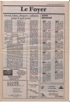 Le Soleil de Colombie, October 4, 1985, page 11