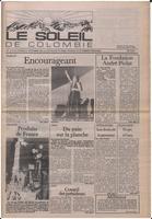 Le Soleil de Colombie, September 27, 1985