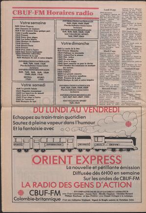 Le Soleil de Colombie, September 13, 1985, page 14