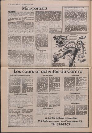 Le Soleil de Colombie, September 13, 1985, page 6