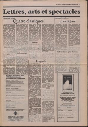 Le Soleil de Colombie, September 13, 1985, page 5