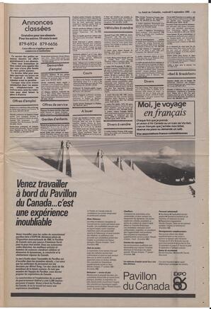 Le Soleil de Colombie, September 6, 1985, page 19