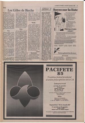 Le Soleil de Colombie, September 6, 1985, page 15