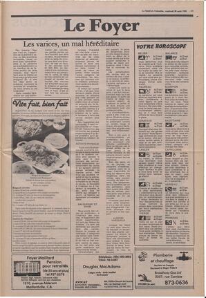 Le Soleil de Colombie, August 30, 1985, page 13