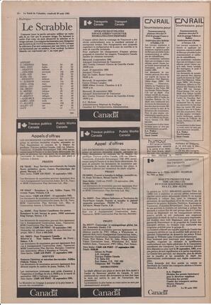 Le Soleil de Colombie, August 30, 1985, page 12