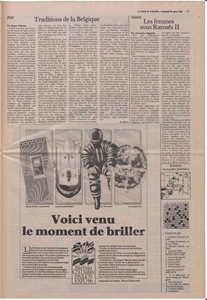 Le Soleil de Colombie, August 30, 1985, page 11