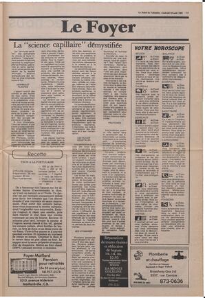 Le Soleil de Colombie, August 23, 1985, page 13